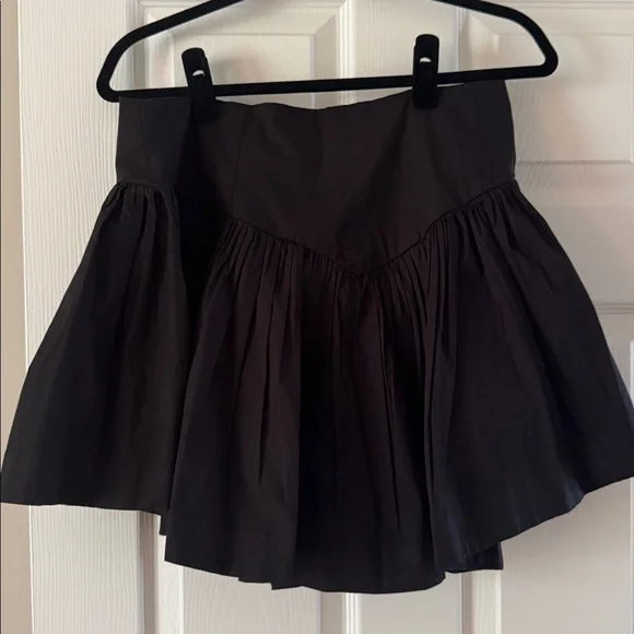 Maeve by Anthropologie black basque waist skort - Picture 3 of 5